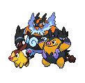 Tepig evolution line shinys by killertaco451 on DeviantArt