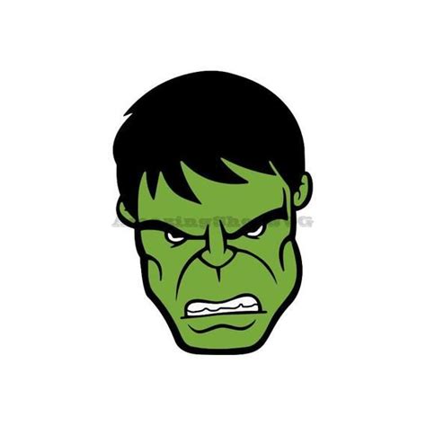 The Incredible Hulk Face Hulk Face Cricut Cutter Svg Eps Dxf Pdf Png ...