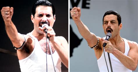 Someone Made A Side-By-Side Comparison Of Rami Malek And Freddie Mercury An Live Aid, And It’s ...