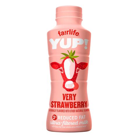 Fairlife Yup! 2% Reduced Fat Strawberry Milk - Shop Milk at H-E-B