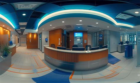 Modern Bank Interior | Premium AI-generated image