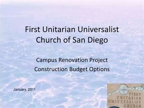 PPT - First Unitarian Universalist Church of San Diego PowerPoint Presentation - ID:4840035