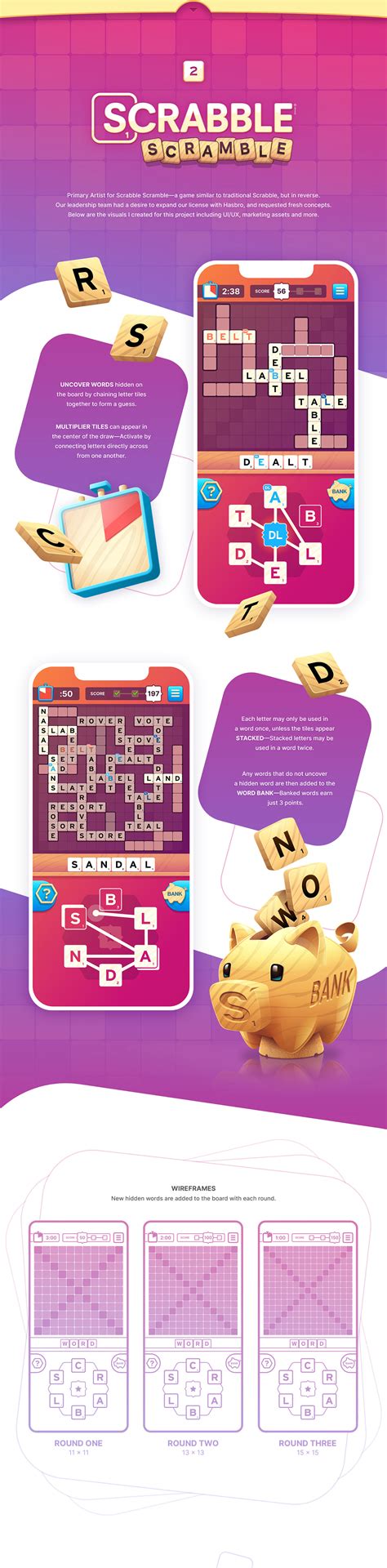 Scrabble | 3 Variants (WorldWinner) :: Behance