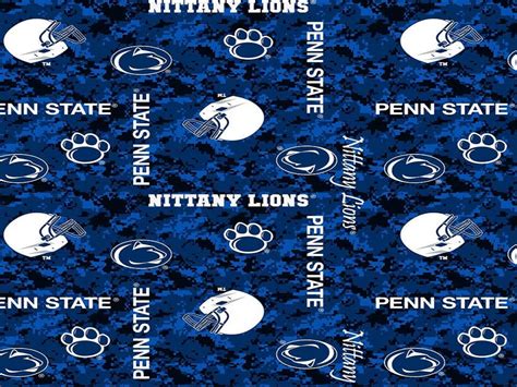 Penn State Fleece Fabric Sold by the Yard-Penn State Nittany | Etsy