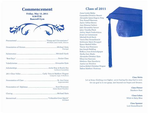 35 8th Grade Graduation Program Template | Hamiltonplastering