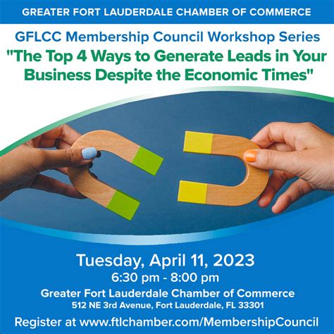 Greater Fort Lauderdale Chamber of Commerce Membership Council Workshop 4/11/23 – The Soul Of Miami