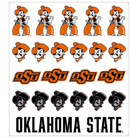 Oklahoma State Cowboys Multi-Purpose Vinyl Sticker Sheet