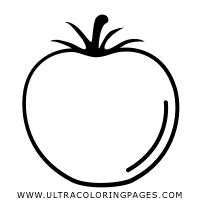 Tomato Coloring Page - Ultra Coloring Pages