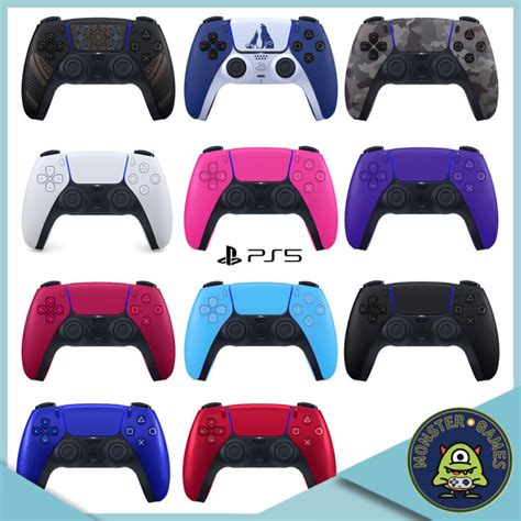 PS5 DualSense Wireless Controller สี Midnight Black / Cosmic Red ...