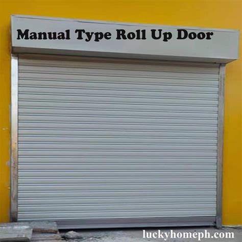 Manual Galvanize 0.6mm Shutter Roll-Up Doors with box – LUCKYHOME GLASS ...