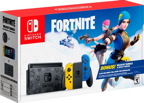 Nintendo Switch Fortnite Wildcat Limited Console Set Epic Wildcat ...