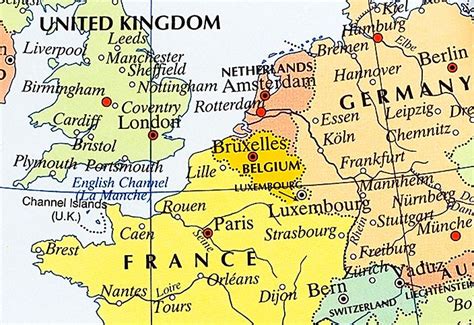 Map Of Europe With Luxembourg - Crissy Christine