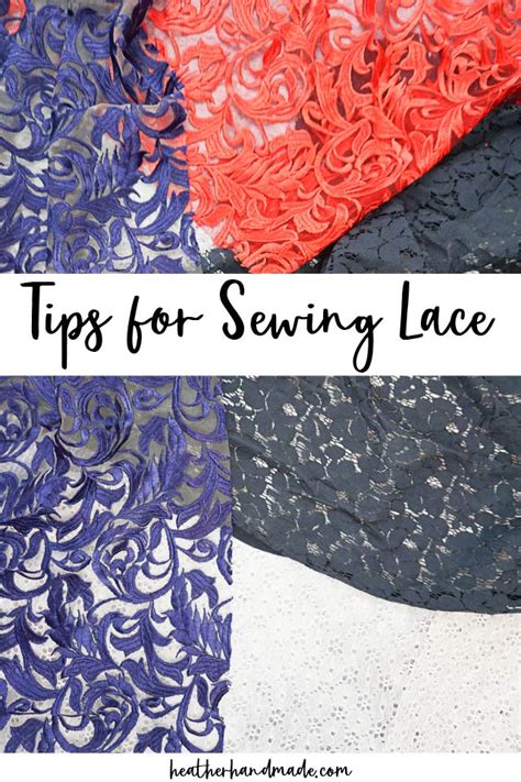 Tips and tricks for sewing lace fabric – Sewing