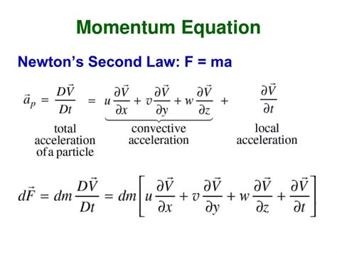 PPT - Momentum Equation PowerPoint Presentation, free download - ID:9662505