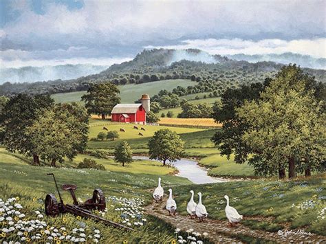 landleben (With images) | Farm paintings, Country art, Americana art