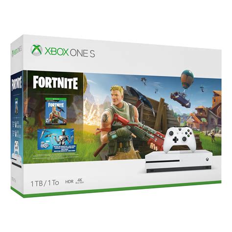 Microsoft Xbox One S 1TB Fortnite Bundle with Eon Cosmetic Set, 2000 V ...