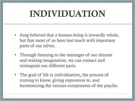 Introduction To Carl Jung Individuation The Persona