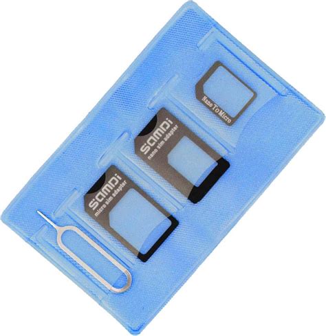 SAMDI SIM Card Adapter Kit (Nano Micro Standard SIM Eject Pin), for iPhone Samsung Nokia Huawei ...