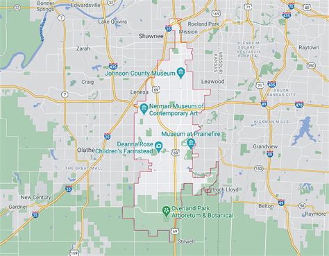 Overland Park Kansas City Map