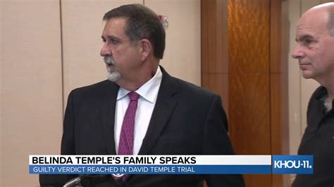 Belinda Temple's family speaks after guilty verdict reached in David ...