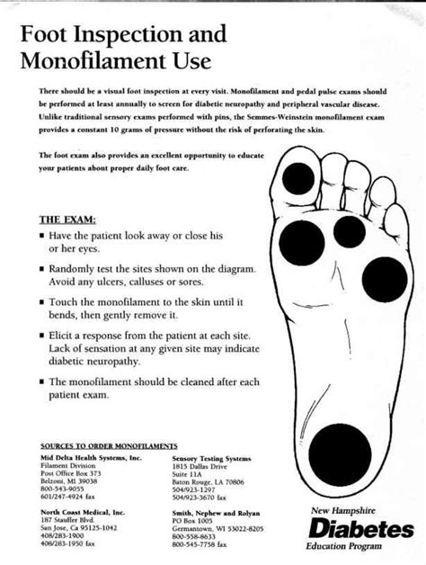 Diabetic Foot Exam Template