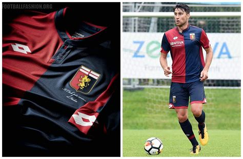 Genoa CFC 2017/18 Lotto Home Kit – FOOTBALL FASHION.ORG