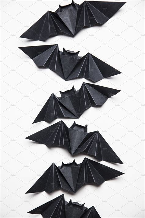 Halloween origami paper bats stock photo containing bats and bat | Halloween origami, Paper ...