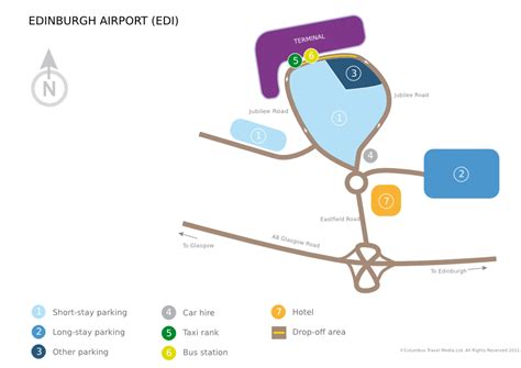 Map Of Edinburgh Airport Car Parks