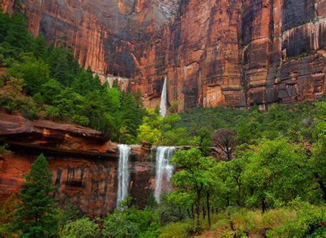 Zion National Park Waterfall Stock Photos, Pictures & Royalty-Free Images - iStock