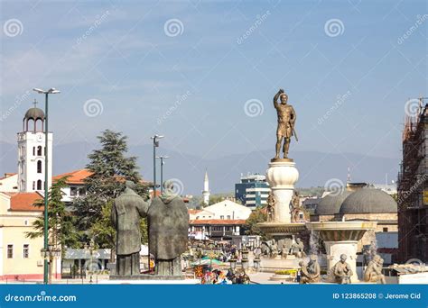 Statue of Philip II of Macedon, Ancient King of Macedonia. Editorial ...