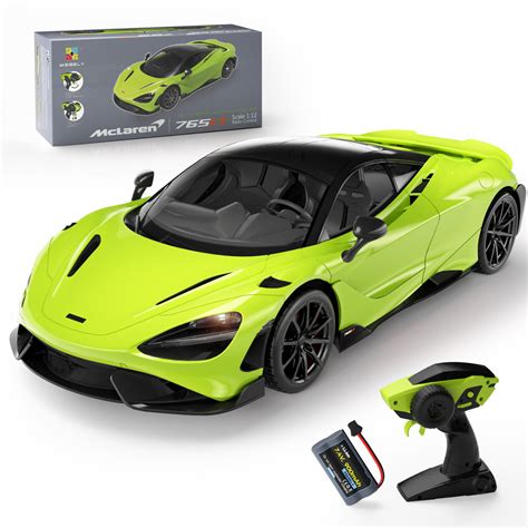 MIEBELY McLaren 765LT RC Car, 1/12 Scale Genuine McLaren Remote Contro