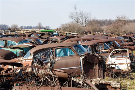 Automobile Graveyard Free Stock Photo - Public Domain Pictures