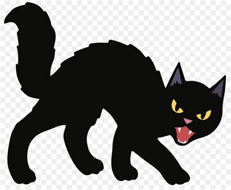 Black cat Kitten Halloween Clip art - cats png download - 1280*776 - Free Transparent Cat png ...