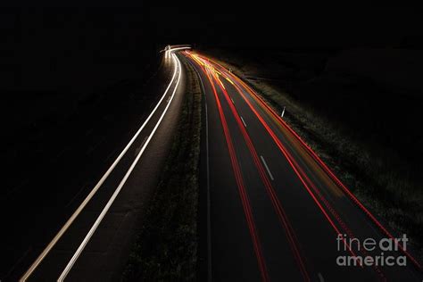 Long Exposure Car Light Trails Photograph by Patrick Dinneen - Pixels