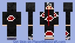 itachi uchiha akatsuki cloak Minecraft Skin