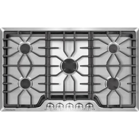 Frigidaire Gallery 36 in. Gas Cooktop in Stainless Steel with 5 Burners ...