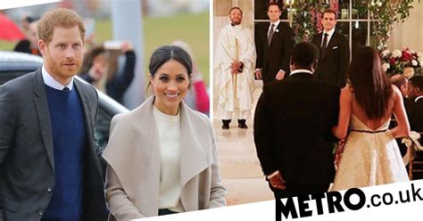 Meghan Markle wedding dress picture in Suits wedding finale | Metro News