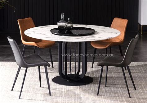 Buy Zuri Round Marble Top Dining Table, Tables | Fancy Homes