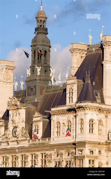 City Hall Paris France Stock Photo - Alamy