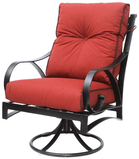 Newport Cast Aluminum Outdoor Patio Swivel Rocker Chair - Walmart.com - Walmart.com