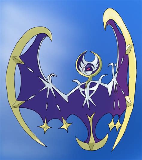 Learn How to Draw Lunala from Pokemon Sun and Moon (Pokémon Sun and ...