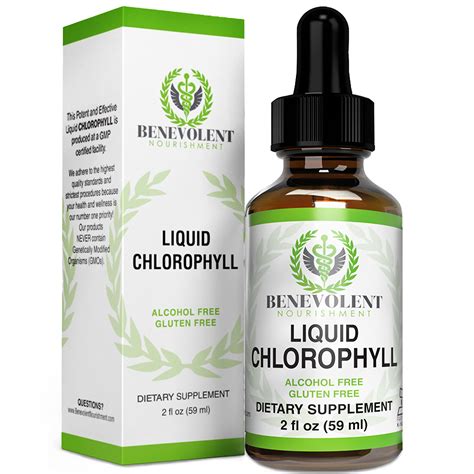 Chlorophyll Liquid Drops Energy Boost | Immune System Support ...