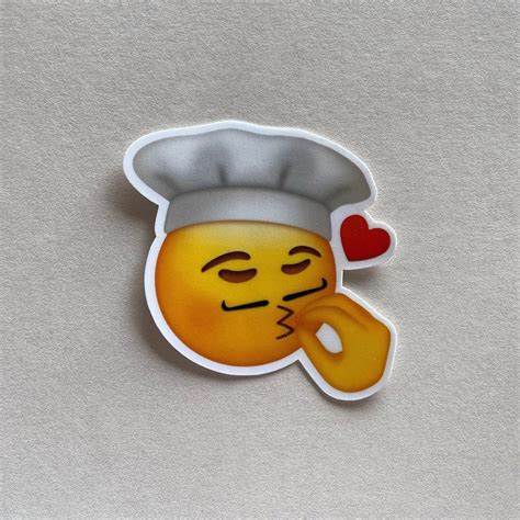 Chef's Kiss Emoji Sticker - Etsy