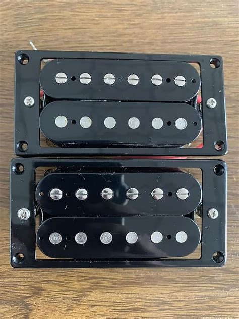 Epiphone Alnico Humbucker Pickups Neck and Bridge in Black | Reverb