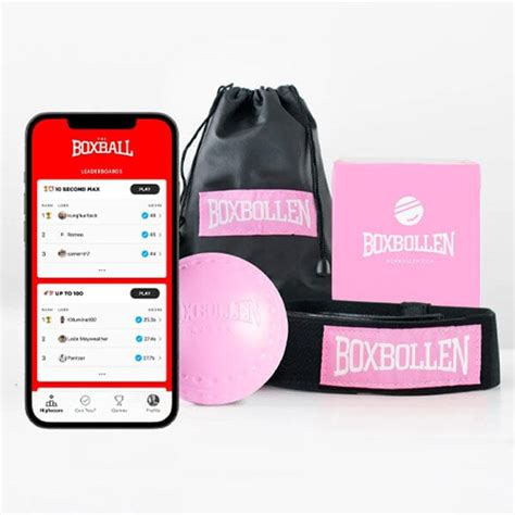 Boxbollen W/ Headband And App (Original Red OR Pink) • Showcase