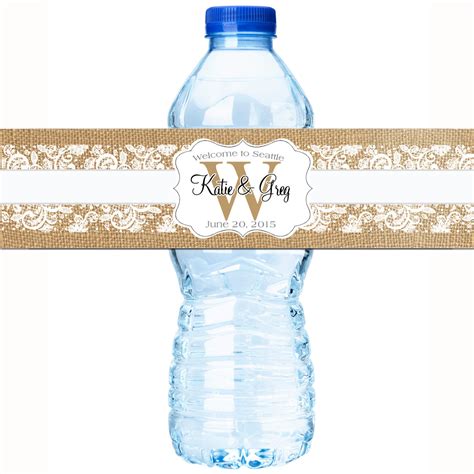 30 Wedding Water Bottle Labels Wedding Bottled Water Labels - Etsy España