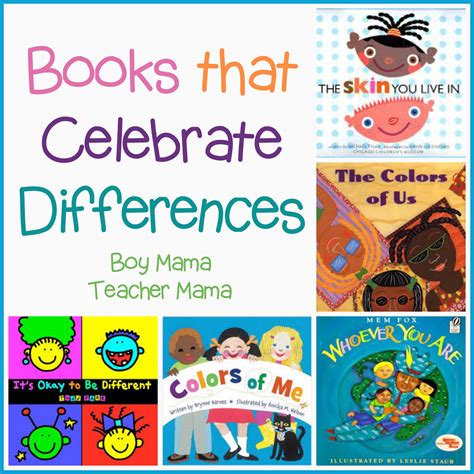 Book Mama: Books that Celebrate Differences - Boy Mama Teacher Mama