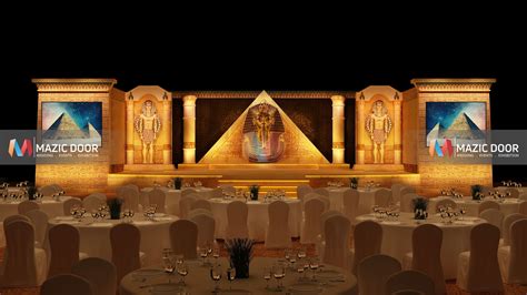 Egyptian Theme Stage Design | Mazic Door