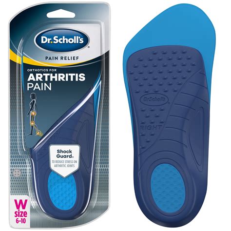 Dr. Scholl's Arthritis Pain Relief Orthotic Inserts for Women (6-10) Insoles to Relieve ...