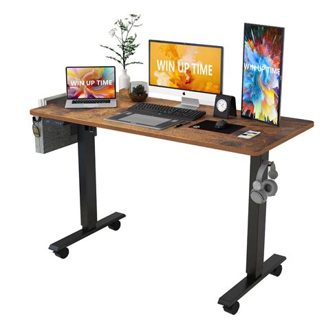 Buy Win Up Time Standing Desk Adjustable Height- Whole Piece Desktop ...